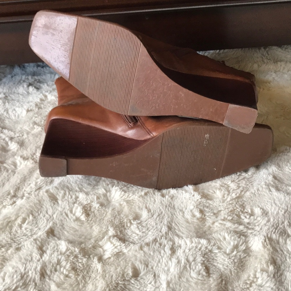 Diba Brown leather boots 6.5 - Picture 4 of 4